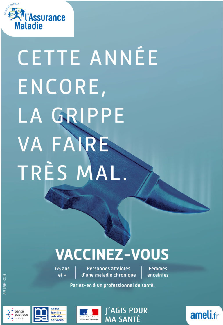 « Cette Année Encore, La Grippe Va Faire Très Mal », C'est Le Slogan De ...